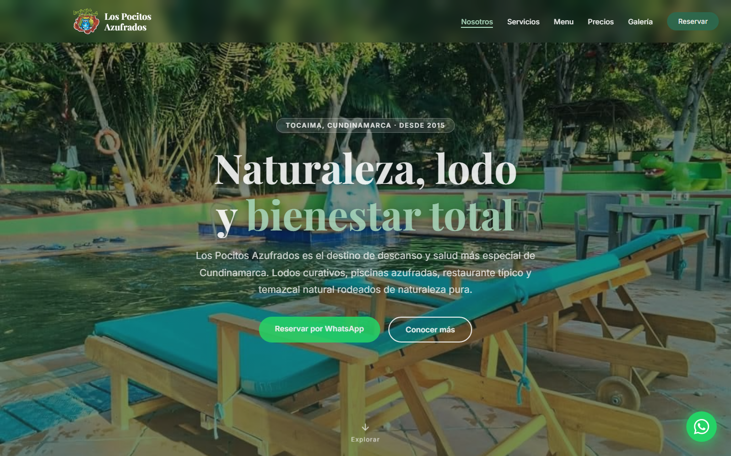 Captura del proyecto Pocitos Azufrados
